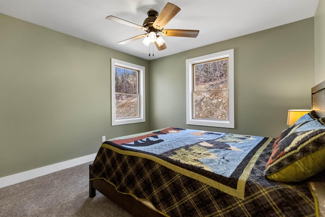 LOT22 Compass Point Rd, Thornton, NH 03285 - bedroom with carpet flooring, multiple windows, and a ceiling fan