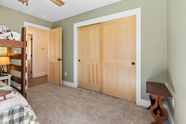 LOT22 Compass Point Rd, Thornton, NH 03285 - carpeted bedroom featuring ceiling fan and a closet