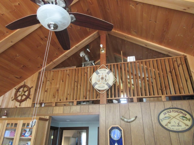 14 Morgan Rd, Hillsborough, NH 03244 - detailed view of wooden ceiling and a ceiling fan