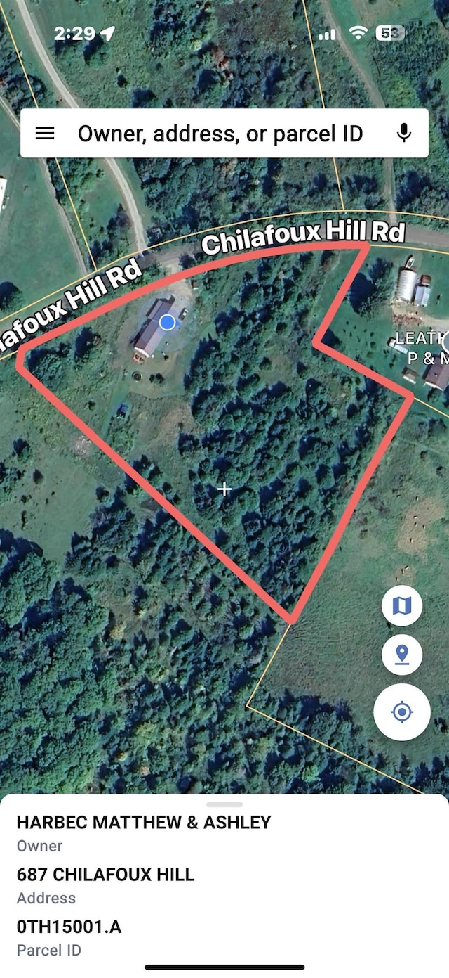 687 Chilafoux Hl, Irasburg, VT 05845 - map / location