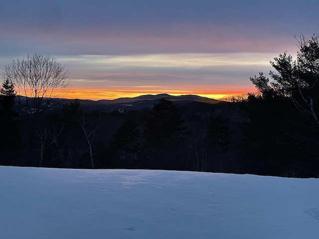 view of mountain background