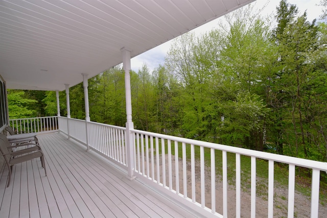 108 Brenner Dr, Conway, NH 03818 - view of wooden deck