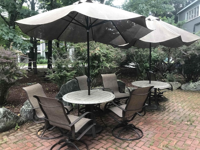 view of patio / terrace with outdoor dining area
