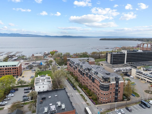 40 College St Unit 210, Burlington, VT 05401 - bird's eye view of a water and mountain view