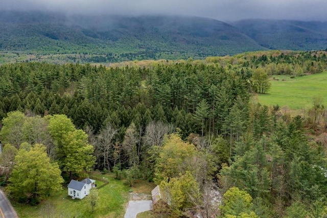 555 Brook Rd, Danby, VT 05739 - aerial view of a heavily wooded area and mountains