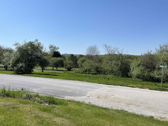 view of asphalt road