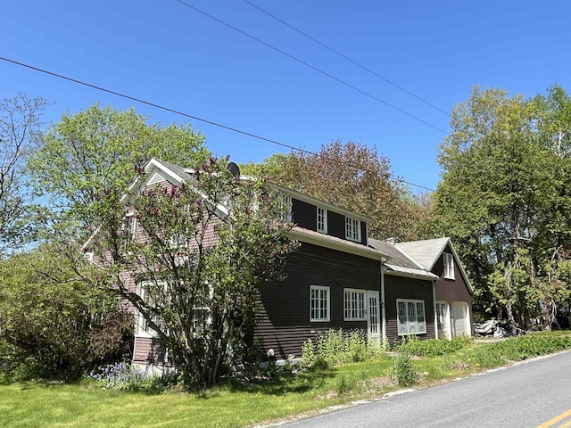 view of home's exterior featuring an attached garage