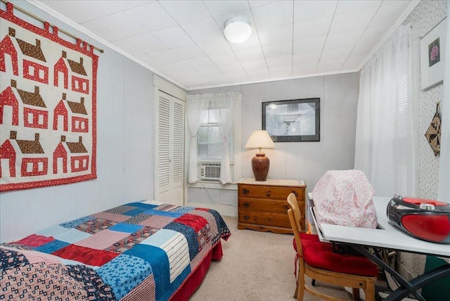 3 King Rd, Chichester, NH 03258 - carpeted bedroom with crown molding and a closet