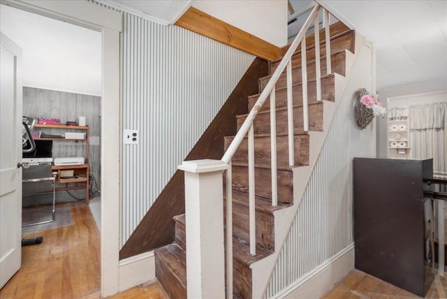3 King Rd, Chichester, NH 03258 - stairs with wood finished floors