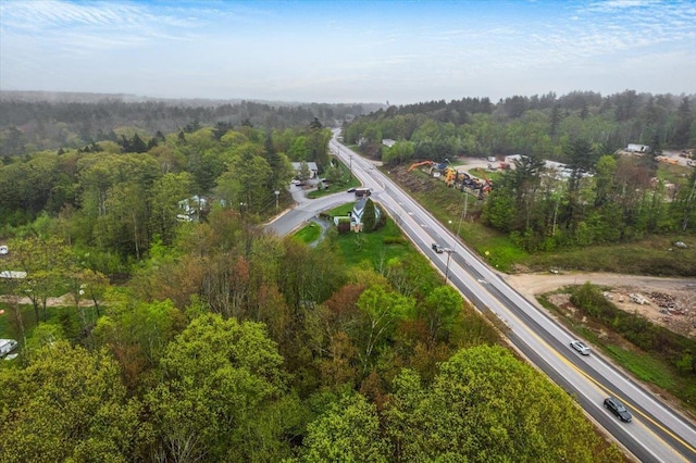 3 King Rd, Chichester, NH 03258 - aerial view of property's location featuring a heavily wooded area and a main thoroughfare