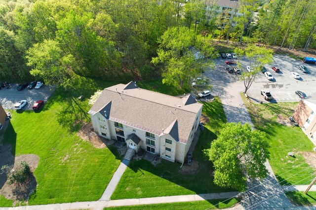 view from above of property