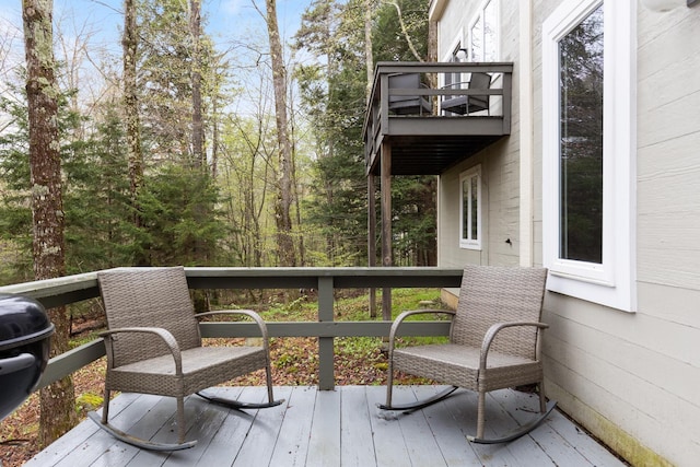 67 Birch Tree Ln, Fayston, VT 05673 - view of deck