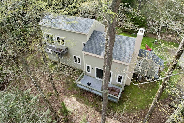 67 Birch Tree Ln, Fayston, VT 05673 - view from above of property