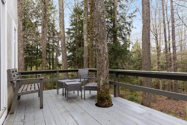 67 Birch Tree Ln, Fayston, VT 05673 - view of deck
