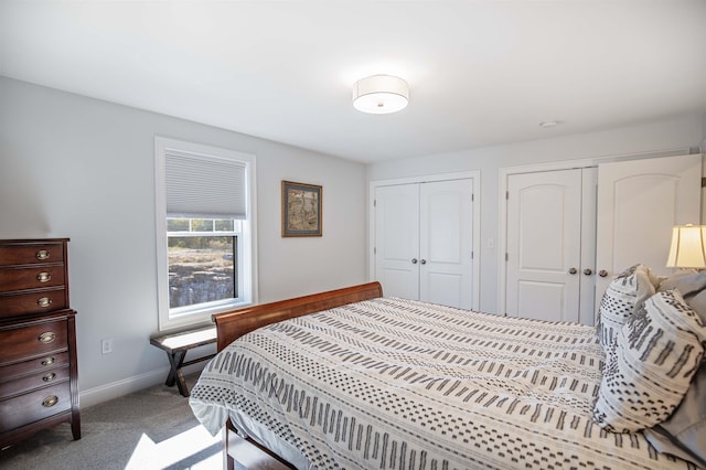20 Del Ray Dr, Windham, NH 03087 - bedroom with two closets, carpet floors, and baseboards