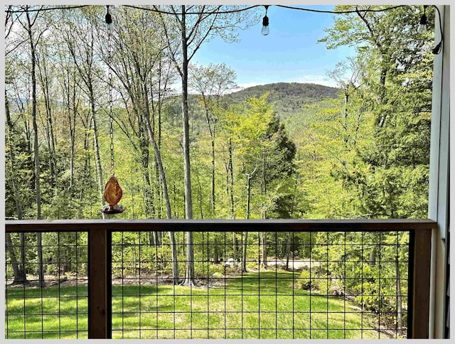 view of mountain backdrop