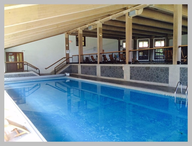 view of indoor community pool