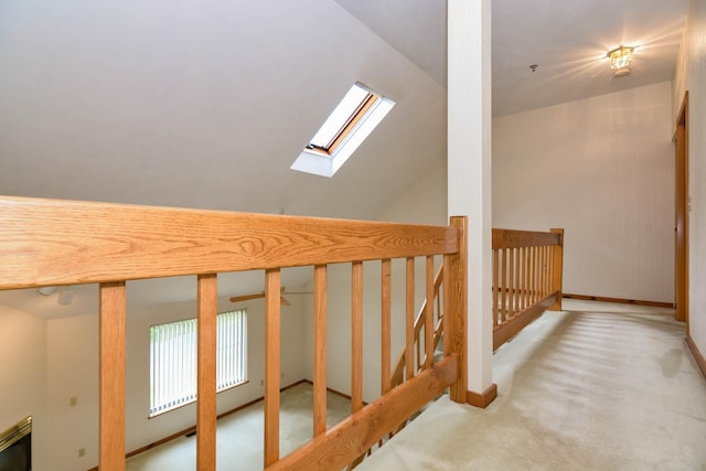 52 Ridgewood Dr Unit 14C, Atkinson, NH 03811 - bonus room featuring a skylight, carpet floors, baseboards, and lofted ceiling