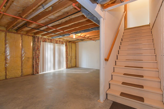 52 Ridgewood Dr Unit 14C, Atkinson, NH 03811 - basement with stairs