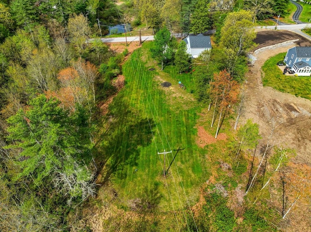 view from above of property