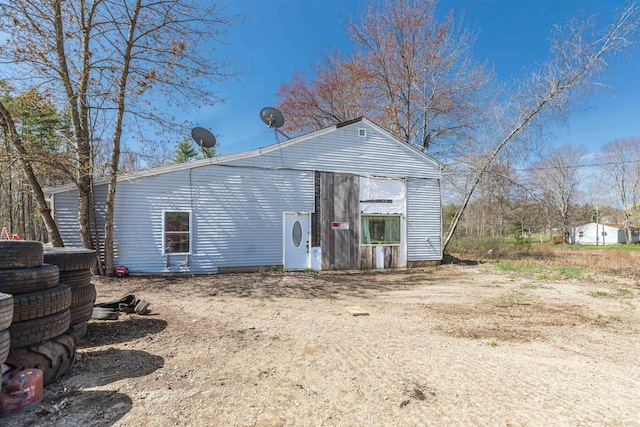 view of rear view of property