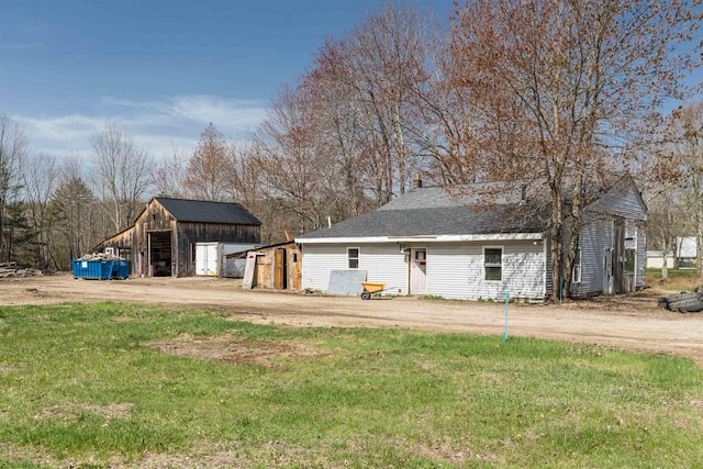 garage with driveway