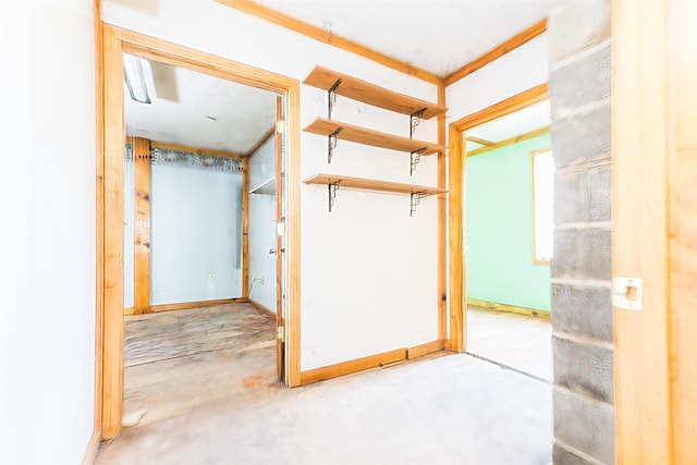 view of basement