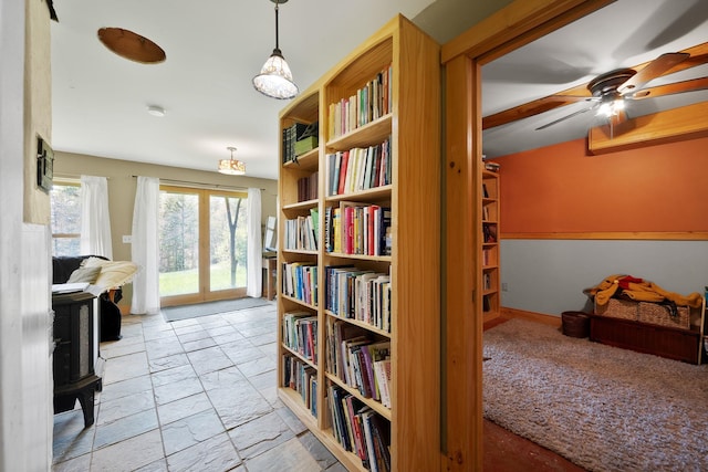 153 Wood Rd, Middlesex, VT 05682 - sitting room with ceiling fan