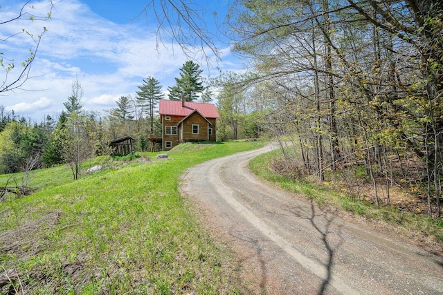 153 Wood Rd, Middlesex, VT 05682 - view of dirt / gravel driveway