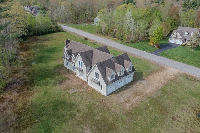 view from above of property