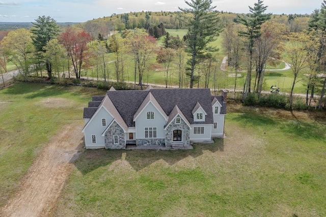 view of subject property