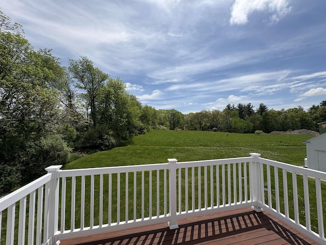 28-28A Ridge Rd, Hollis, NH 03049 - wooden terrace with a yard