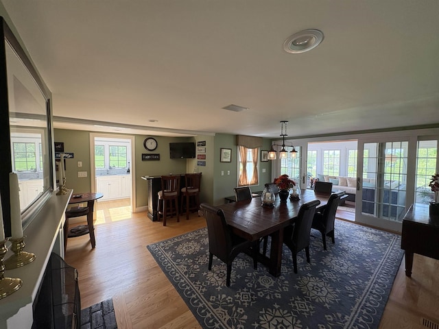 28-28A Ridge Rd, Hollis, NH 03049 - dining space featuring light wood-style floors, plenty of natural light, and recessed lighting
