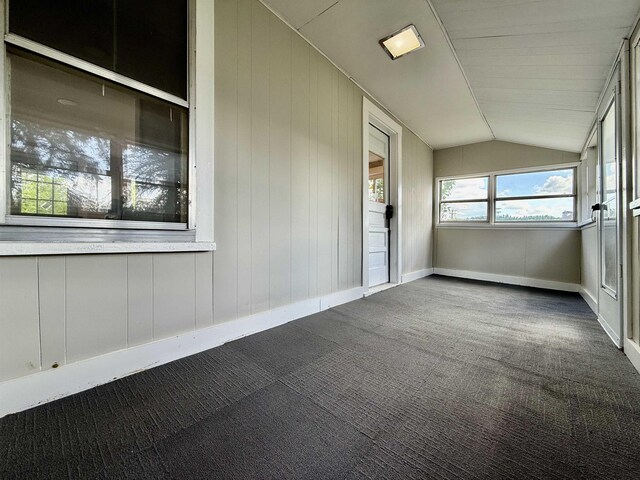 516 Hall St, Bow, NH 03304 - unfurnished sunroom with vaulted ceiling