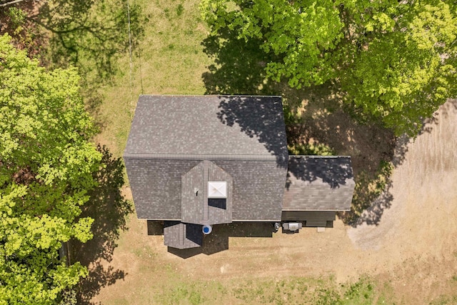 view from above of property