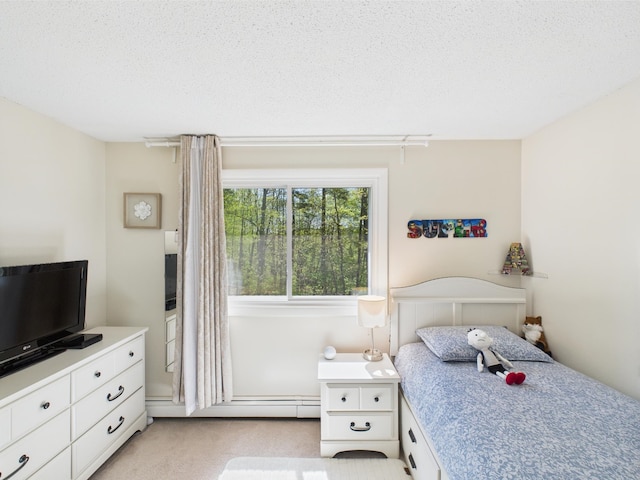8 Lincoln Dr Unit B, Hooksett, NH 03106 - bedroom featuring a textured ceiling and light colored carpet