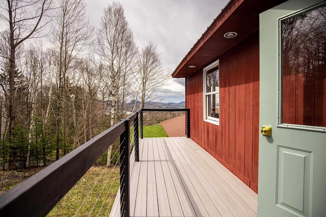 121 Ridge Ln, Westmore, VT 05860 - view of deck