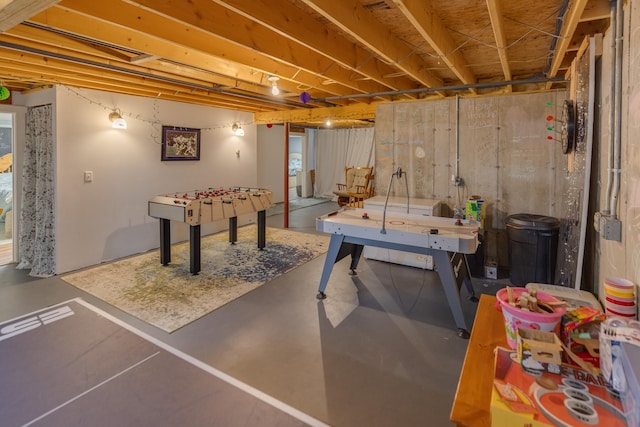 273 Berkshire Rd, Lisbon, NH 03585 - game room with concrete flooring