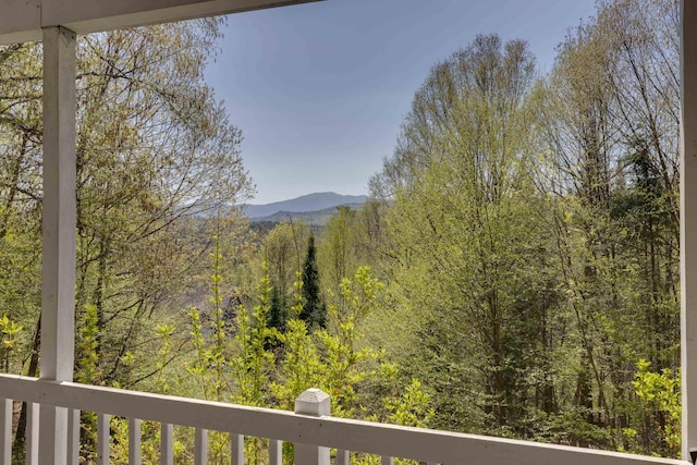 273 Berkshire Rd, Lisbon, NH 03585 - view of mountain background featuring a heavily wooded area