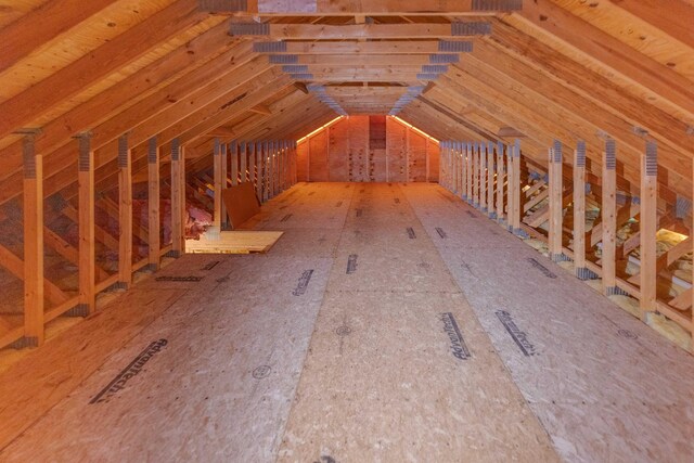 273 Berkshire Rd, Lisbon, NH 03585 - view of unfinished attic