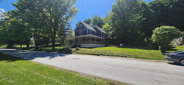 76 Center St, Richford, VT 05476 - view of front of house with a front yard