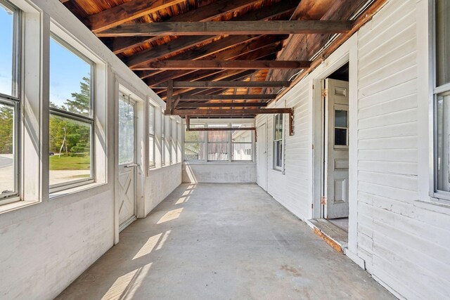 491 Brook Rd, Goshen, NH 03752 - view of unfurnished sunroom
