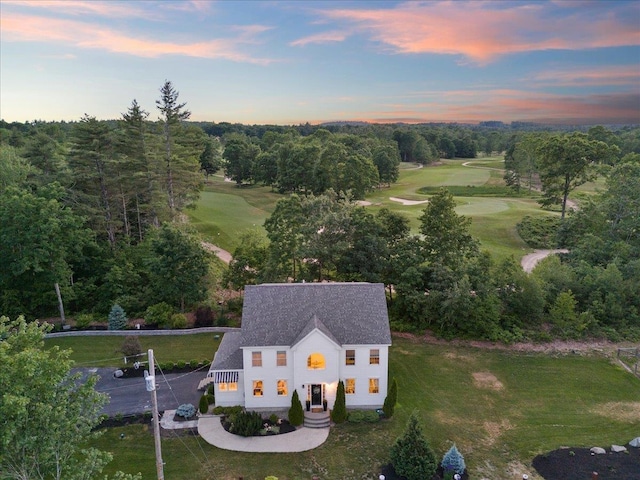 34 Coles Pond Rd, Somersworth, NH 03878 - aerial view of property and surrounding area with a golf club