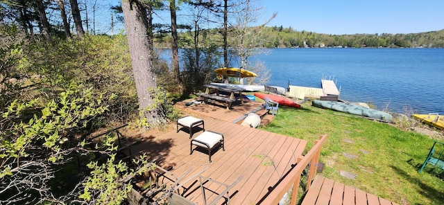 573 Granite Lake Rd, Nelson, NH 03457 - dock featuring a water view