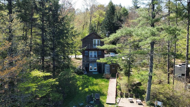 573 Granite Lake Rd, Nelson, NH 03457 - view from above of property with a forest