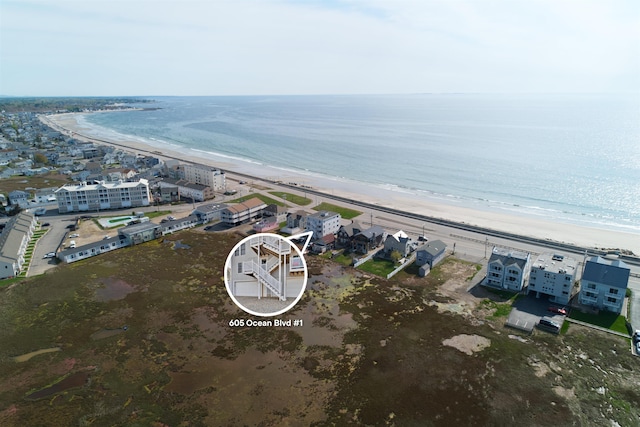 605 Ocean Blvd Unit 1, Hampton, NH 03842 - bird's eye view of unending shoreline