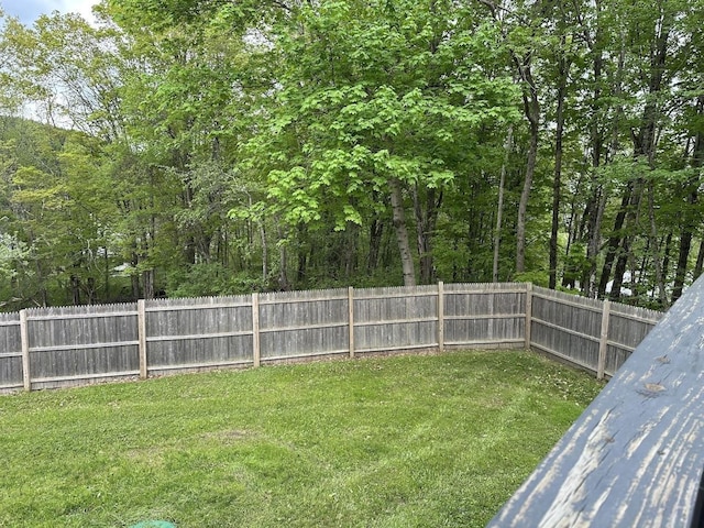 view of yard