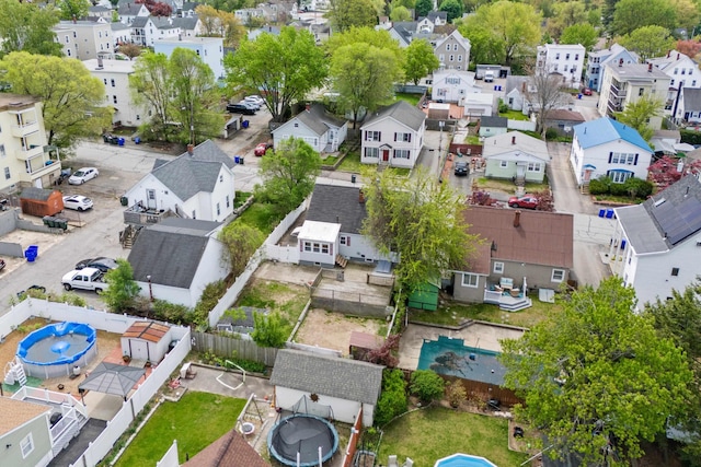 552 Dix St, Manchester, NH 03103 - aerial perspective of suburban area