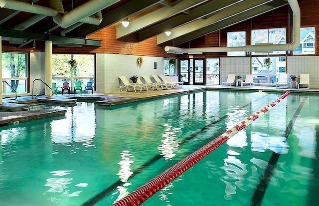 view of indoor community pool