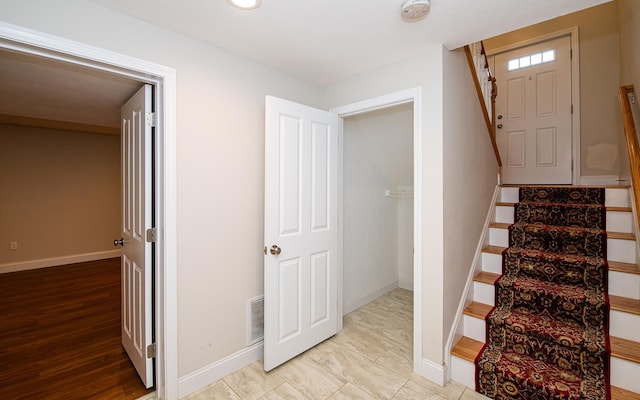 41 Winchester Dr, Hampstead, NH 03826 - staircase featuring baseboards